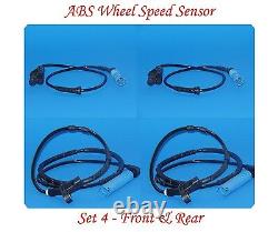 4 ABS Wheel Speed Sensor Front Rear Left&Right Fit BMW 325CI 325I 330CI 330I M3