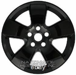 4 Black 20 Wheel Skins fit Dodge Ram 1500 2009-2012 Hub Caps 5 Spoke Rim Covers