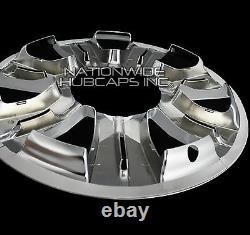 4 CHROME 2010-2016 for Cadillac SRX 18 Wheel Skins Center Hub Caps Rim Covers