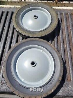 4 Commercial Steel Snapper Front And Rear D Drive Wheels