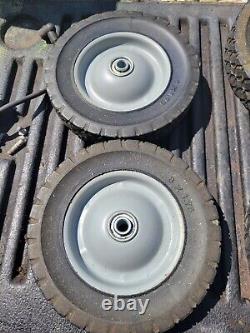 4 Commercial Steel Snapper Front And Rear D Drive Wheels