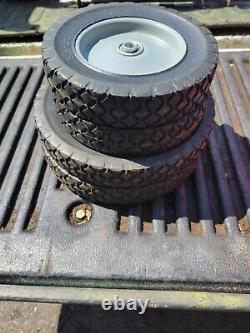 4 Commercial Steel Snapper Front And Rear D Drive Wheels