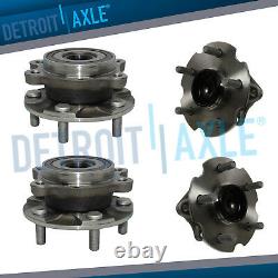 4-Cyl FWD Front Wheel Bearing and Rear Hub for 2006 2007 2008 2012 Toyota Rav