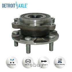 4-Cyl FWD Front Wheel Bearing and Rear Hub for 2006 2007 2008 2012 Toyota Rav