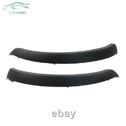 4 × For 2021-2023 Ford Bronco Black Front+Rear Wheel Lip Fender Flares 33L×4W