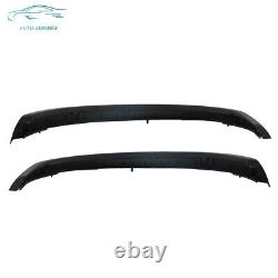 4 × For 2021-2023 Ford Bronco Black Front+Rear Wheel Lip Fender Flares 33L×4W