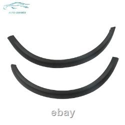 4 × For 2021-2023 Ford Bronco Black Front+Rear Wheel Lip Fender Flares 33L×4W