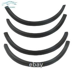 4 × For 2021-2023 Ford Bronco Black Front+Rear Wheel Lip Fender Flares 33L×4W