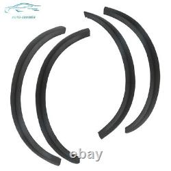 4 × For 2021-2023 Ford Bronco Black Front+Rear Wheel Lip Fender Flares 33L×4W