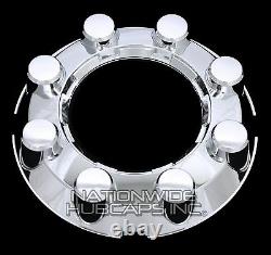 4 Ford F250 F350 SD 4x4 Chrome Wheel Center Hub Caps 8 Lug Rim Lug Cover Hubs