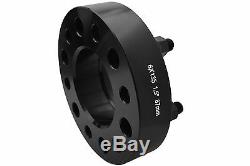 4 Ford F-150 Raptor Expedition Black 1.5 Hub Centric Wheel Spacers Adapters