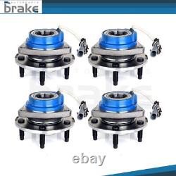 4 Front Rear Wheel Hub Bearing For Chevrolet Impala Buick Lacrosse Lucerne Regal