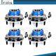 4 Front Rear Wheel Hub Bearing For Chevrolet Impala Buick Lacrosse Lucerne Regal