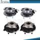 4 Front Rear Wheel Hub Bearing For Chrysler Town & Country Dodge Grand Caravan