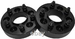 4 Jeep Wrangler Jk 5x5 Sahara Rubicon Sport 1.25 Thick Black Wheel Spacers