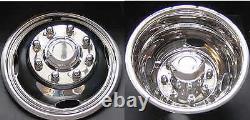 4 NEW FORD F350 17 Dually Stainless Steel Wheel Simulators Dual Rim Liners DOT