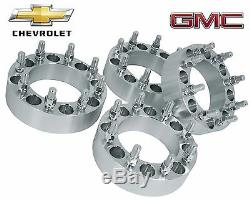 4 Pc Chevrolet Silverado 2500 hd 3500 hd 8 Lug Duramax Diesel 2 Wheel Spacers