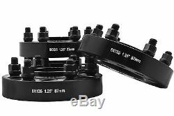 4 Pc Ford F-150 Black 1.25 Hub Centric Wheel Spacers Adapters Raptor Expedition
