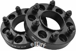 4 Pc Ford F-150 Black 1.25 Hub Centric Wheel Spacers Adapters Raptor Expedition