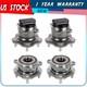 4 Pcs Front Rear Wheel Bearing Hub For Nissan Rogue 2014 2015 2016 2017-2019 FWD