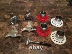 4 Universal Wire Wheel Adapters, Lead Hammer and 3 Bar Spinners