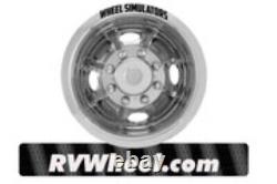 4 fits Sprinter Van 2007-2024 16 Dual Steel Wheel Simulators Dually Rim Covers