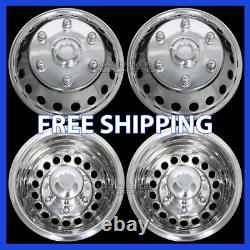 4 fits Sprinter Van 2007-2026 16 Dual Steel Wheel Simulators Dually Rim Covers