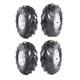 4pc 7 Front Rear 16x8-7 Wheel Rim + Tire for ATV Quad 4 Wheeler Go Kart