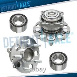 4pc Front Bearing Rear Wheel Hub Kit for FWD 2007 2008 2009 2010 2011 Honda CR-V