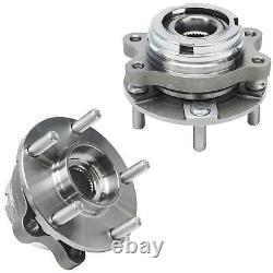 4pc Front Rear Wheel Bearing Hub for Infiniti JX35 QX60 Nissan Murano Pathfinder