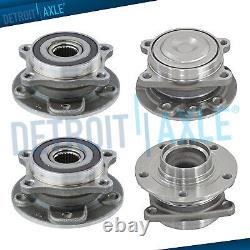 4pc Front + Rear Wheel Bearing and Hub Assembly for 2015 2016 Chrysler 200 FWD