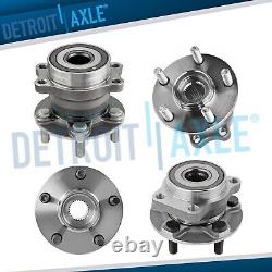 4pc Front & Rear Wheel Bearing and Hubs for Subaru Forester Impreza XV Crosstrek