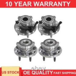 4pc Front & Rear Wheel Hub Bearing 10-17 Chevy Equinox GMC Terrain 2.4L 3.6L H04