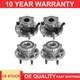 4pc Front & Rear Wheel Hub Bearing 10-17 Chevy Equinox GMC Terrain 2.4L 3.6L H04