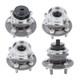 4pcs Front Rear Wheel Bearing Hub Assembly for Prius 2004-2009 513265