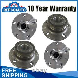 4pcs Front Rear Wheel Bearing Hub for 2009-2016 Volkswagen CC Jetta Tiguan FWD