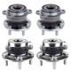 4pcs Front Rear Wheel Hub Bearings For 2005-2009 Subaru Legacy Outback