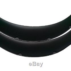4x 3.5/90mm Universal Flexible Car Fender Flares Extra Wide Body Wheel Arches