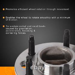 4x Front Rear Wheel Bearing Hub Assy For 2000-13 Chevy Impala Monte Carlo withABS