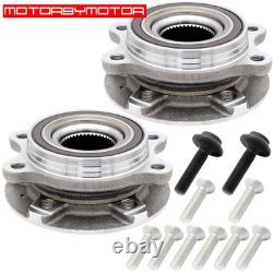 513301 Front Rear Wheel Bearing Hub Assembly For Audi A4 A5 A6 Q5 S4 S5 2Pc