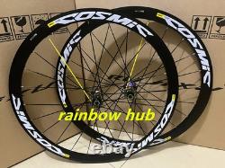700C Bicycle Wheelset Alloy V/C Disc Brake Lap Brake Road Bike Wheel 30/40/50mm