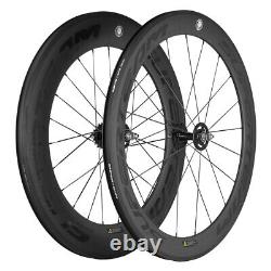 700C Front 60mm Rear 88mm Carbon Wheelset Fixed Gear Wheels Track Bike Wheelset