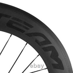 700C Front 60mm Rear 88mm Carbon Wheelset Fixed Gear Wheels Track Bike Wheelset