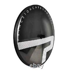 700C Road or Track Bicycle Wheels Carbon Front Wave 3 Spokes Rear Disc Wheelset