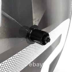 700C Road or Track Bicycle Wheels Carbon Front Wave 3 Spokes Rear Disc Wheelset