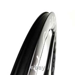 700C Road or Track Bicycle Wheels Carbon Front Wave 3 Spokes Rear Disc Wheelset