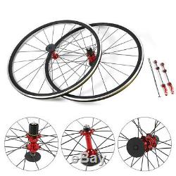 700C Ultralight Road Bicycle Bike Wheel Front Rear Wheel Wheelset Rim Brake C/V
