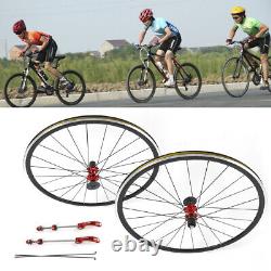 700C Ultralight Road Bicycle Wheel Front & Rear Bike Wheelset 7/8/9/10/11 Speed