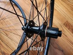 700c Gravel 100x12mm 142x12mm Disc Alloy 28H Wheelset 11spd HG Tubeless Ready