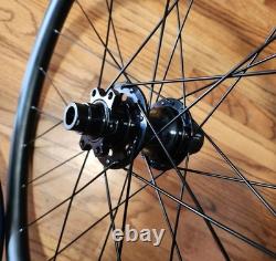 700c Gravel 100x12mm 142x12mm Disc Alloy 28H Wheelset 11spd HG Tubeless Ready